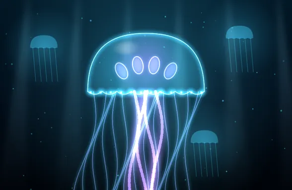 Glow Jellyfish, a Funkl of the Night light family